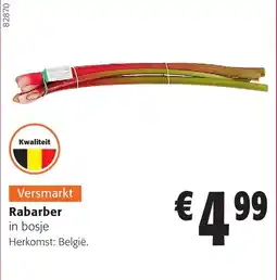 Colruyt Rabarber in bosje aanbieding