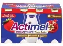 Colruyt Danone Actimel Aardbei & granaatappel aanbieding