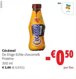 Colruyt Cécémel De Enige Echte chocomelk Proteïne aanbieding
