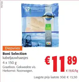 Colruyt Boni Selection kabeljauwhaasjes aanbieding