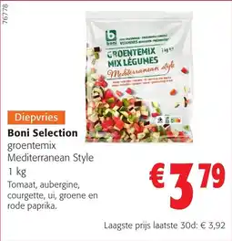 Colruyt Boni Selection groentemix Mediterranean Style aanbieding