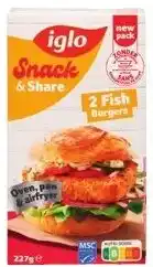 Colruyt Iglo Snack & Share fishburgers aanbieding