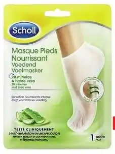 Colruyt Scholl Voedend voetmasker met aloë vera aanbieding