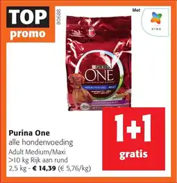Colruyt Purina One Adult Medium/Maxi aanbieding