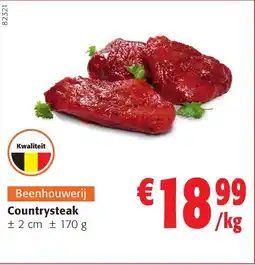 Colruyt Countrysteak aanbieding