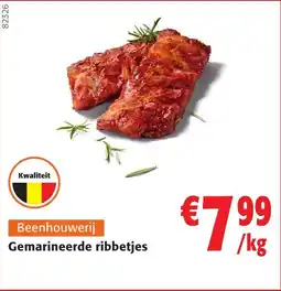 Colruyt Gemarineerde ribbetjes aanbieding