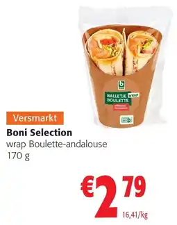 Colruyt Boni Selection wrap Boulette-andalouse aanbieding