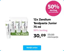 Plein.nl Tandpasta Junior aanbieding