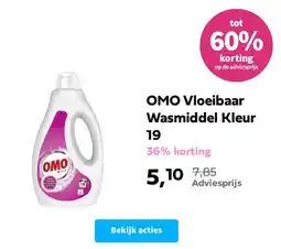 Plein.nl OMO Vloeibaar Wasmiddel Kleur aanbieding