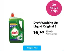 Plein.nl Dreft Washing Up Liquid Original aanbieding