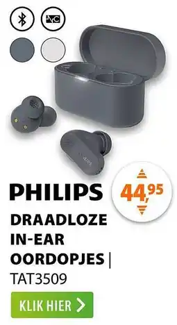 Expert Philips Draadloze in ear oordopjes aanbieding