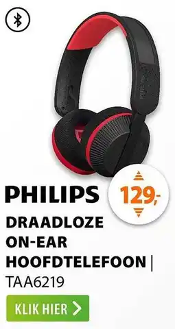 Expert Philips Draadloze on ear hoofdtelefoon aanbieding