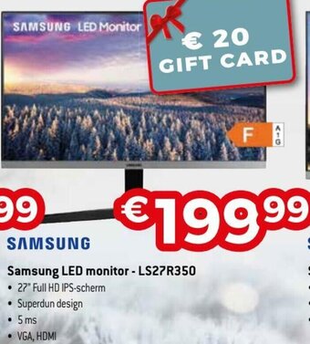 Exellent Samsung LED monitor - LS27R350 aanbieding