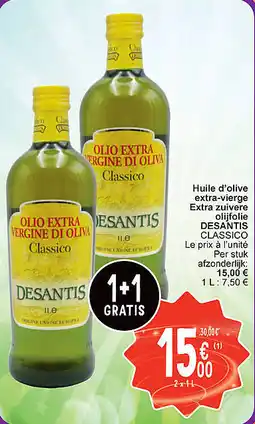 Cora Huile d'olive extra vierge Extra zuivere olijfolie Desants Classico aanbieding