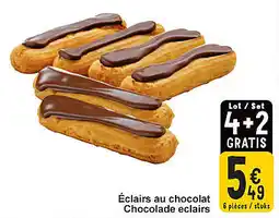 Cora Éclairs au chocolat Chocolade eclairs aanbieding