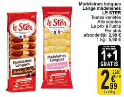 Cora Madeleines Longues Perler de sucre Le ster aanbieding