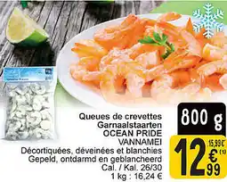 Cora Queues de crevettes Garnaalstaarten Ocean Pride aanbieding