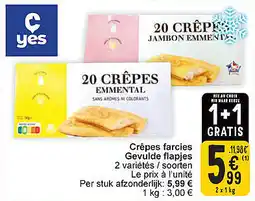 Cora Crêpes farcies Gevulde flapjes aanbieding
