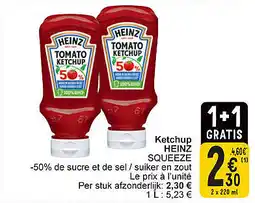 Cora Ketchup Heinz Squeeze aanbieding
