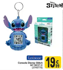 Cora Lexibook Console Disney Stitch aanbieding