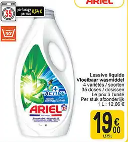 Cora Lessive liquide Vloeibaar wasmiddel aanbieding