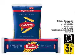 Cora Pâtes / Deegwaren Barilla aanbieding