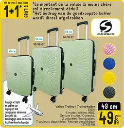 Cora Valise Trolley / Trolley koffer aanbieding