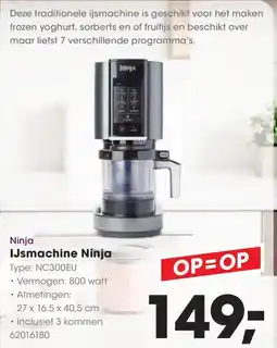 Hanos IJsmachine Ninja aanbieding