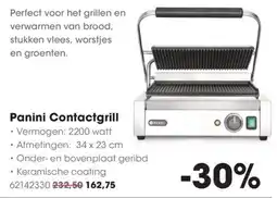Hanos Panini Contactgrill aanbieding