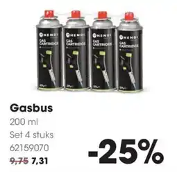 Hanos Gasbus aanbieding