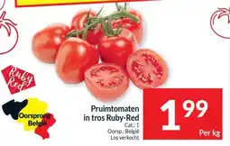 Intermarché Pruimtomaten in tros Ruby-Red aanbieding