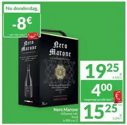 Intermarché Nero Marone aanbieding