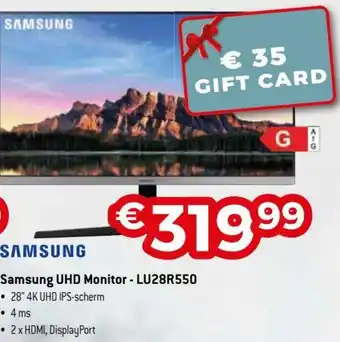 Exellent Samsung UHQ Monitor - LU28RS50 aanbieding