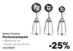 Hanos Select Cuisine Portioneerlepels aanbieding