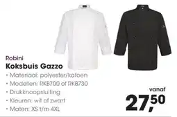 Hanos Robini Koksbuis Gazzo aanbieding