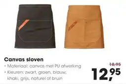 Hanos Canvas Sloven aanbieding