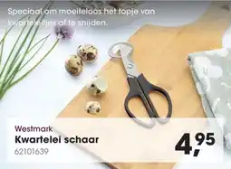 Hanos Westmark Kwartelei Schaar aanbieding