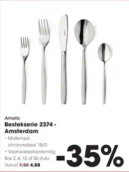 Hanos Amefa Bestekserie 2374 Amsterdam aanbieding