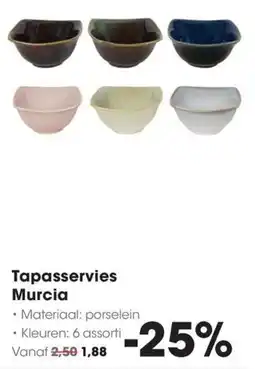 Hanos Tapasservies Murcia aanbieding