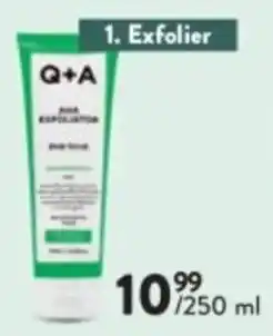 Di Q+A Exfolier aanbieding