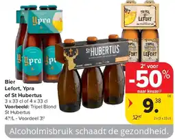 Carrefour Bier Lefort, Ypra of St Hubertus aanbieding