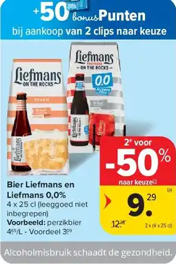Carrefour Bier Liefmans en Liefmans 0,0% aanbieding