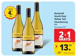 Carrefour Australië South East Yellow Tail Chardonnay aanbieding