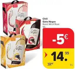 Carrefour Chili Gato Negro aanbieding