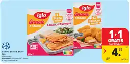 Carrefour Gamma Snack & Share Iglo aanbieding
