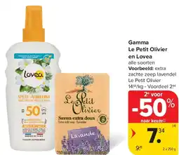 Carrefour Gamma Le Petit Olivier en Lovea aanbieding