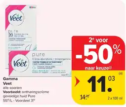 Carrefour Gamma Veet aanbieding