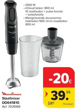 Carrefour Staafmixer DD641810 aanbieding