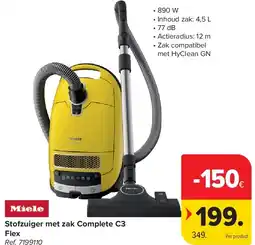 Carrefour Stofzuiger met zak Complete C3 Flex aanbieding