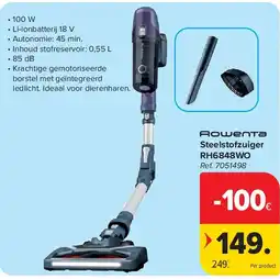 Carrefour Steelstofzuiger RH6848WO aanbieding
